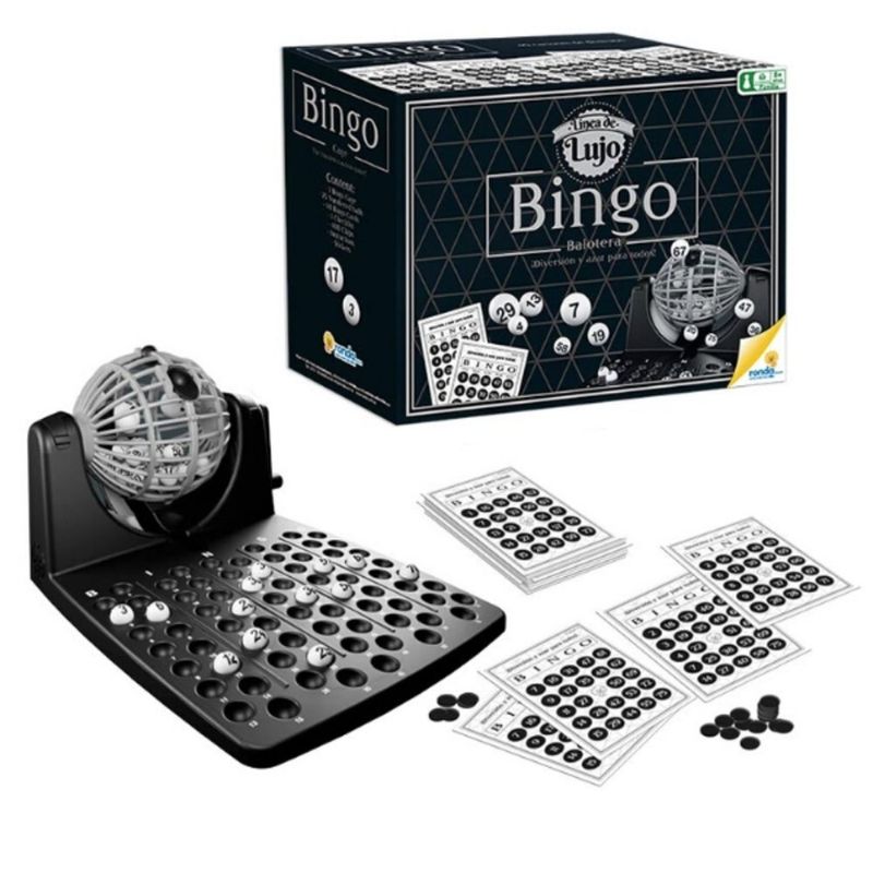 Juego-de-Mesa-Bingo-Balotera-De-Lujo