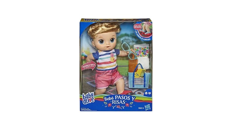 Baby alive best sale pasos y risas