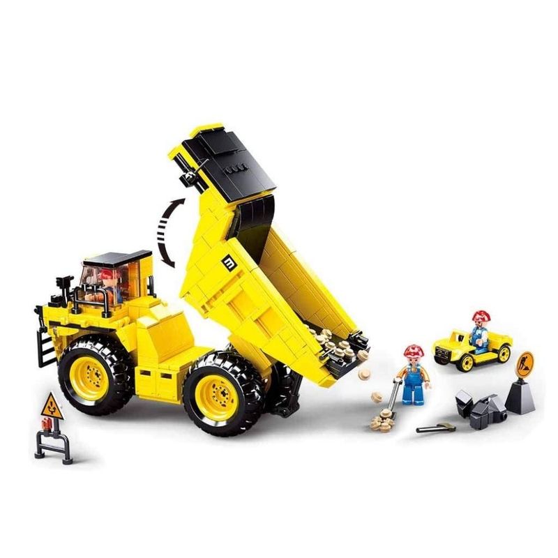 Sluban-Bloques-de-Construccion-Camion-Minero