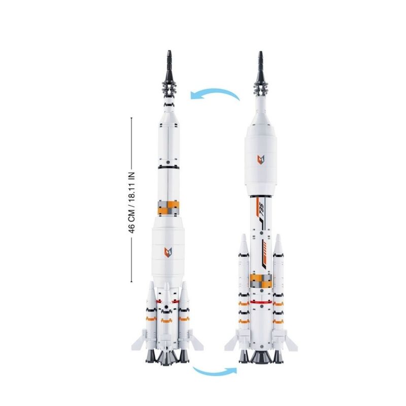 Set-de-Construccion-Cohete-espacial--x-167-piezas
