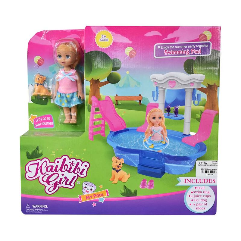 Set-de-muñeca-con-Piscina-y-Mascota
