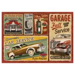 Rompecabezas-X-1000-Piezas-Coleccion-retro-vintage-carro-juguetes-didacticos