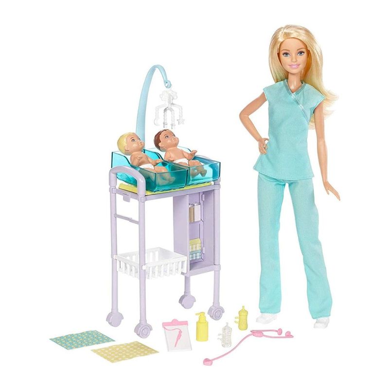 Muneca-Barbie-Profesiones-Surtidas-Aprendizaje-Ensena-Divierte