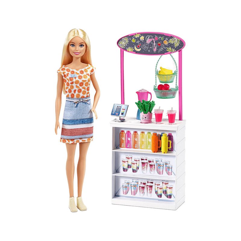 Juego-de-Barbie-set-de-smoothies-y-jugos-tropicales-juego-divertido