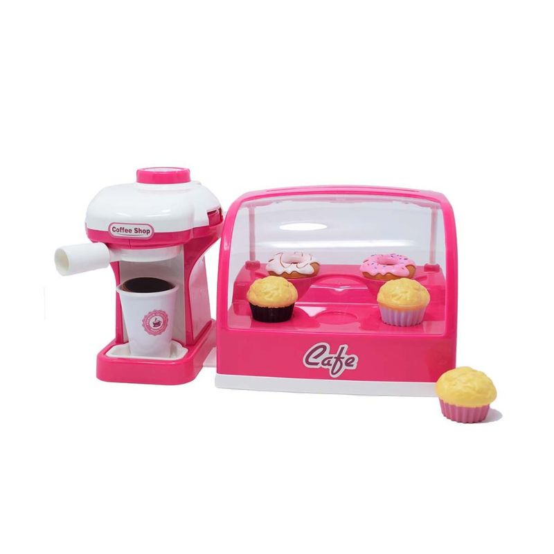 Maquina-Cafetera-y-pastelera-juguete-de-moda-para-ninas