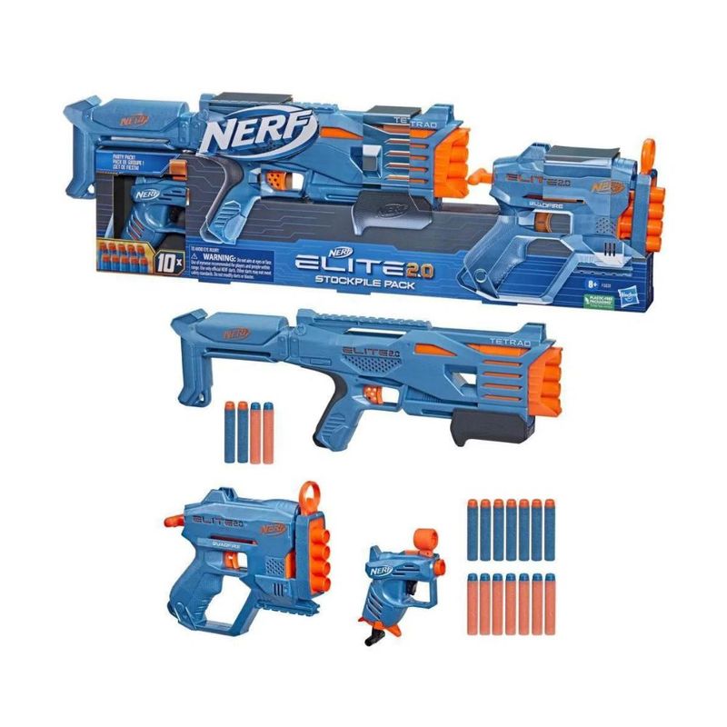 Set-De-3-Lanzadores-Nerf-Elite-10-Dardos-juguete-en-tendencia-para-ninos-y-ninas