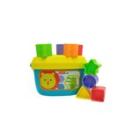 Balde-primeros-bloques-de-bebe-Fisher-Price-juguete-didactico